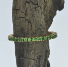 Load image into Gallery viewer, Tsavorite Garnet Eternity Band
