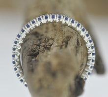 Load image into Gallery viewer, Blue Sapphire Eternity Band
