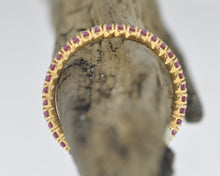 Load image into Gallery viewer, Pink Sapphire Eternity Ring
