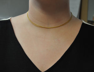 Spiga Chain in 18 kt Yellow Gold