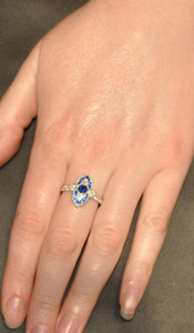 Vintage-like Sapphire Ring