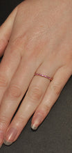 Load image into Gallery viewer, Pink Sapphire Eternity Ring

