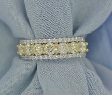 Load image into Gallery viewer, Fancy Yellow Diamond Band
