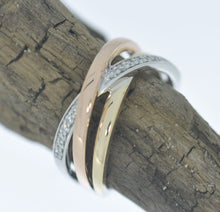 Load image into Gallery viewer, Woven Band With Diamonds
