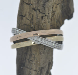 Woven Band With Diamonds