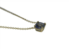 Load image into Gallery viewer, Iolite Pendant in Yellow Gold
