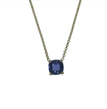 Load image into Gallery viewer, Iolite Pendant in Yellow Gold
