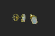 Load image into Gallery viewer, 7 x 5 mm Oval Opal Studs
