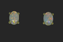 Load image into Gallery viewer, 7 x 5 mm Oval Opal Studs
