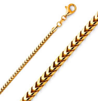 Franco Chain in 14 kt Yellow Gold