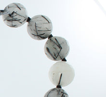 Load image into Gallery viewer, Tourmalinated Quartz Beaded Necklace
