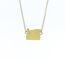 Load image into Gallery viewer, Gold Oregon Pendant
