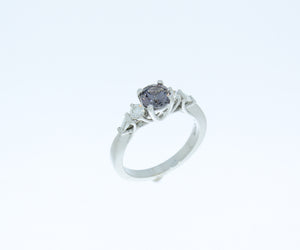 Gray Spinel Ring
