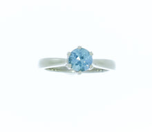 Load image into Gallery viewer, Montana Blue Sapphire Solitaire
