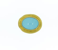 Load image into Gallery viewer, Turquoise Wrapped in 24 kt Gold
