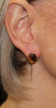 Load image into Gallery viewer, Bicolor Quartz Cabochon Earrings
