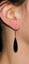 Load image into Gallery viewer, Long Black Spinel Drops
