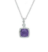 Load image into Gallery viewer, Amethyst Pendant with Gold Beads
