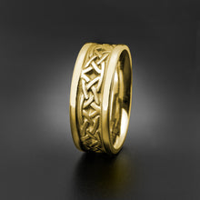 Load image into Gallery viewer, Studio 311 Narrow Celtic Arches Wedding Band
