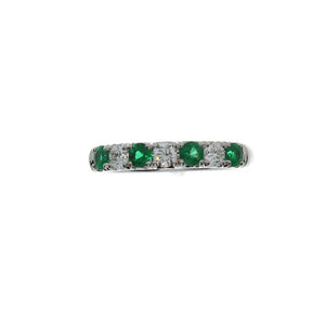 Emerald and Diamond Ring by Spark Creations