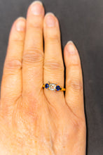 Load image into Gallery viewer, Blue Sapphire Semi Mount Ring
