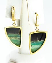 Load image into Gallery viewer, Bezeled Opal Earrings
