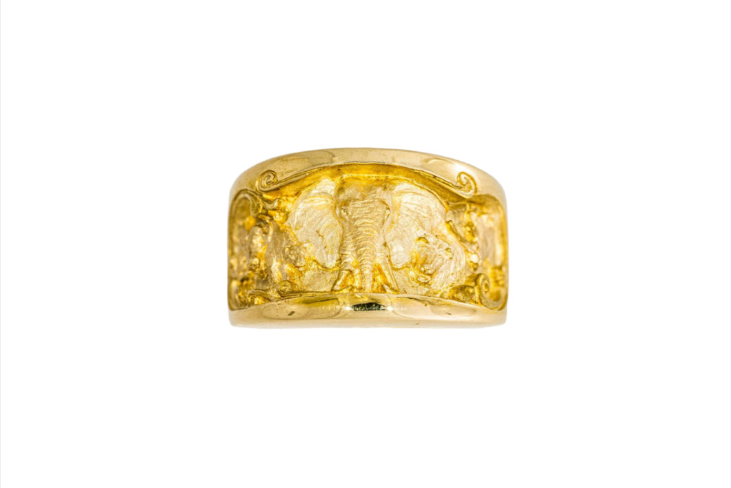 Buy Mens Ring Large Lion Gold Ring Animal Ring Signet Ring Men 18K Gold  Signet Ring Gold Rings for Men Gold Rings Jewelry Gift Him Online in India  - Etsy