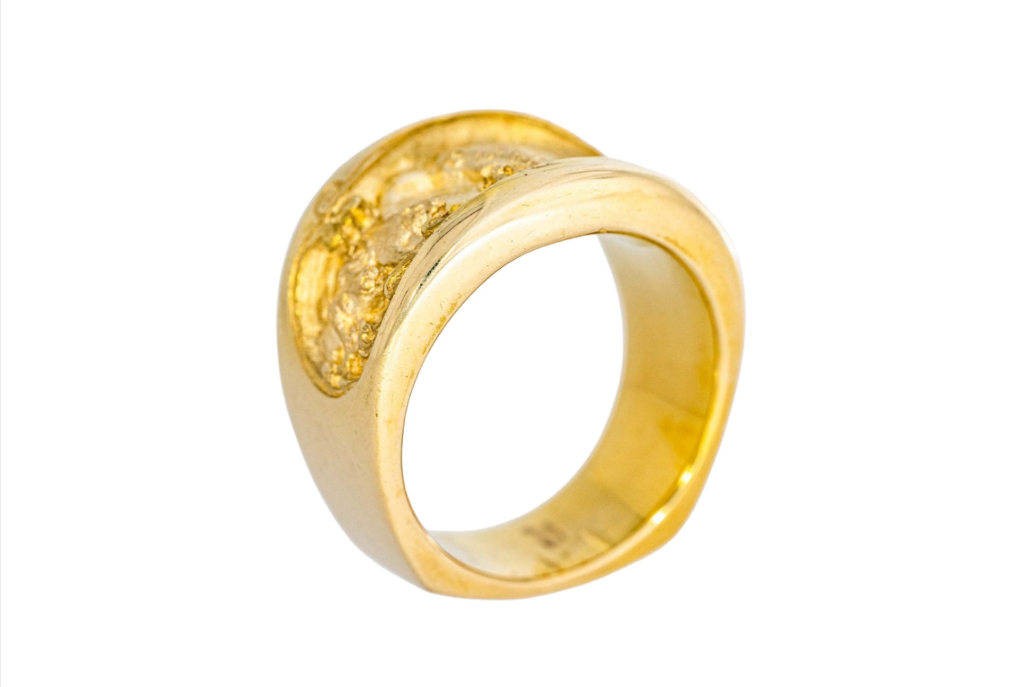 Buy Azai by Nykaa Fashion Embellished Gold Ring with Kundan Stones online