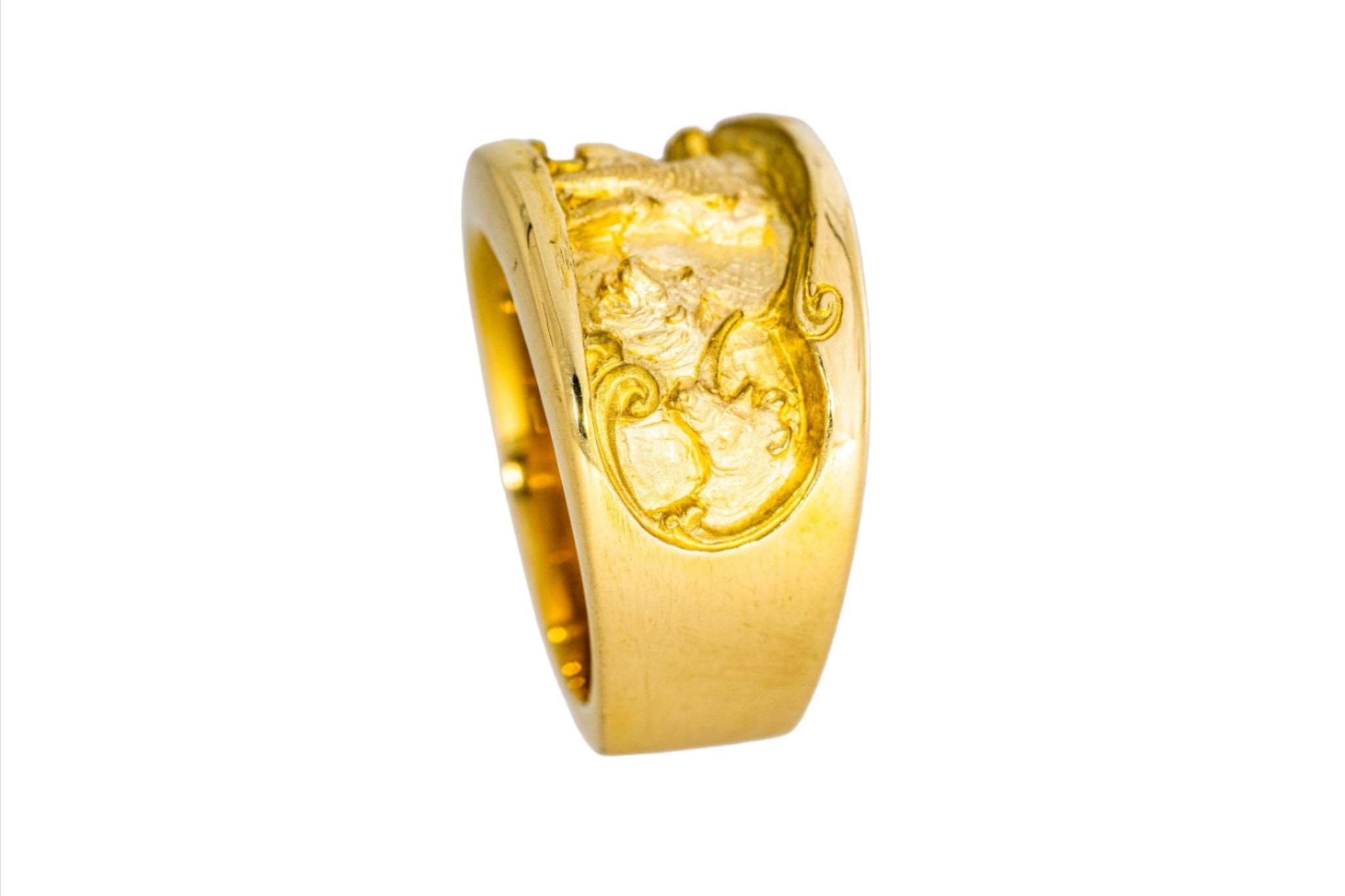 Buy PANASH Gold-Plated Stone Studded Cocktail Ring online