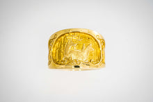 Load image into Gallery viewer, White Tail Deer Gold Ring by Paul Iwanaga
