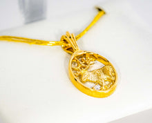 Load image into Gallery viewer, Gold Elk Pendant by Paul Iwanaga

