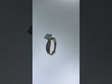 Load and play video in Gallery viewer, Natalie K Engagement Ring 14K Rose and White gold with Pink Diamonds
