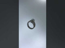 Load and play video in Gallery viewer, Natalie K semi-mount engagement ring, 14KW: Engagement ring
